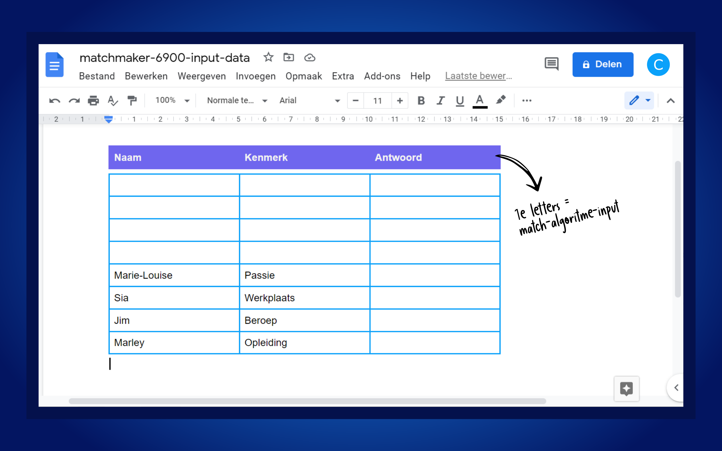 Matchmaker6900-input-data_A